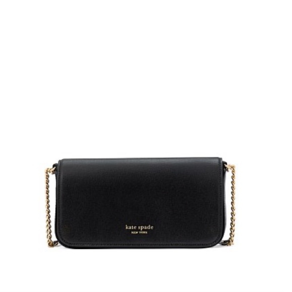 Kate Spade Wallet on Chain (Black and Gold)
